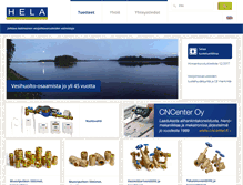 Tablet Screenshot of hela.fi