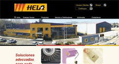 Desktop Screenshot of hela.cl